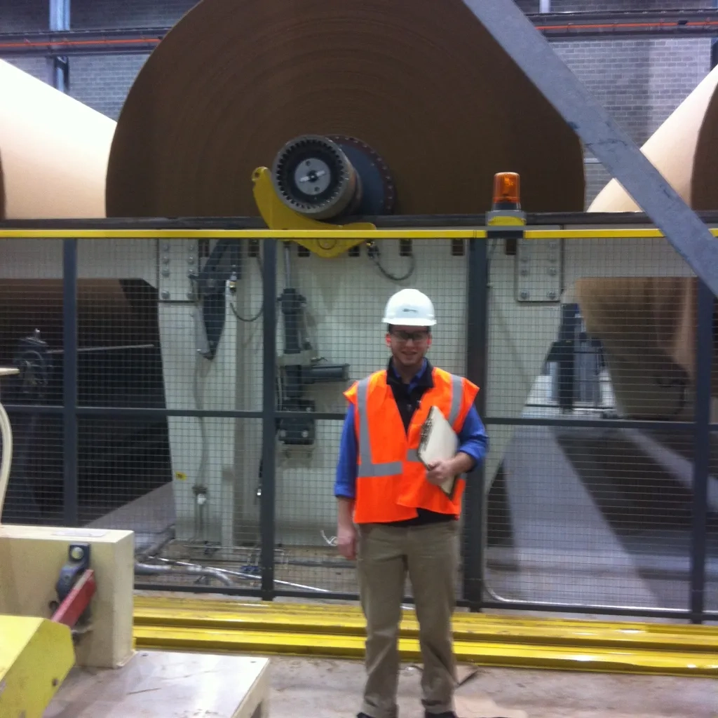 Dan Robb on a job site. 
