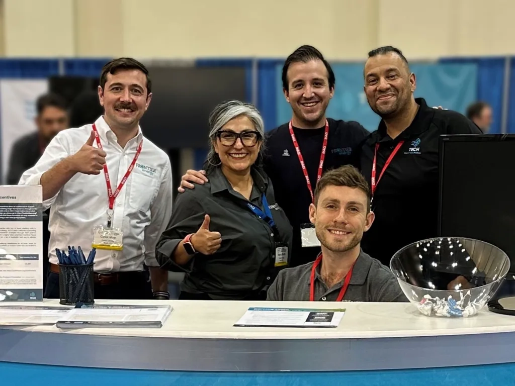 Frontier team at event for TECH Clean California